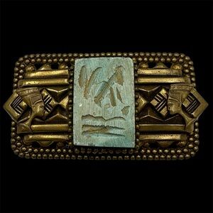 Jan Micheals Vintage Egyptian Revival Brooch
